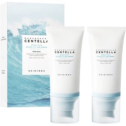 Coffret sérum solaire Hyalu-Cica Water-Fit SPF 50+ - SKIN1004