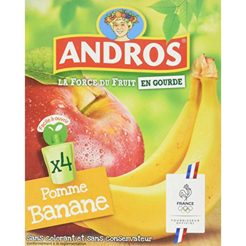 Andros Groude Pomme Banane 4x9