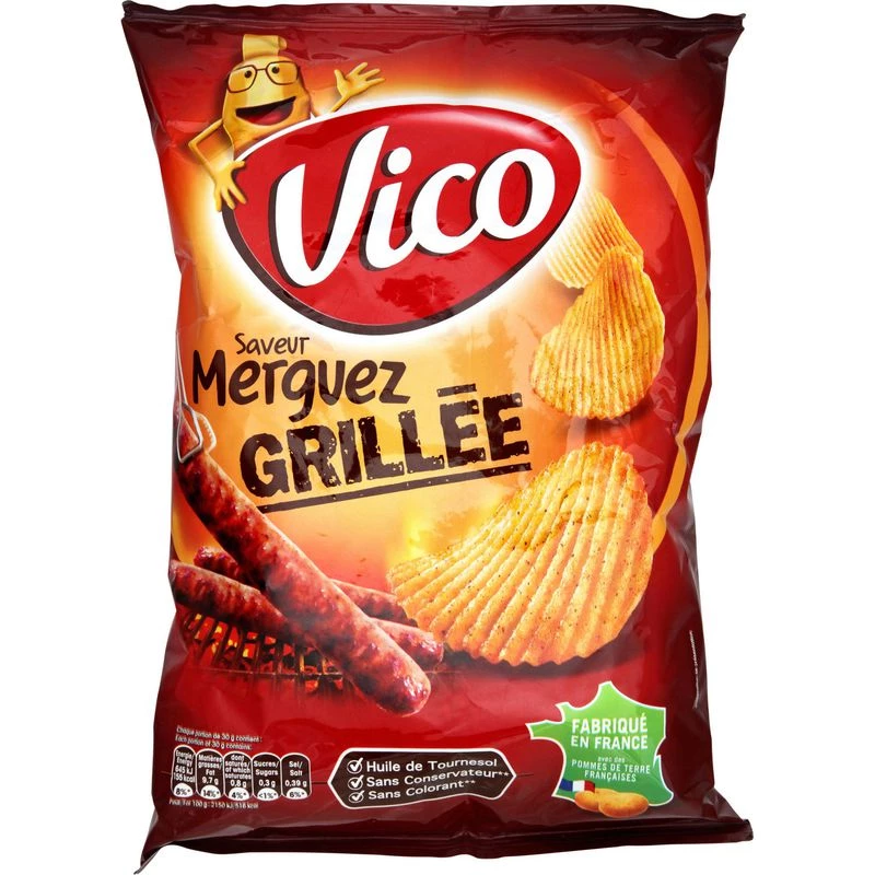 Chips Merguez Grillee 120g