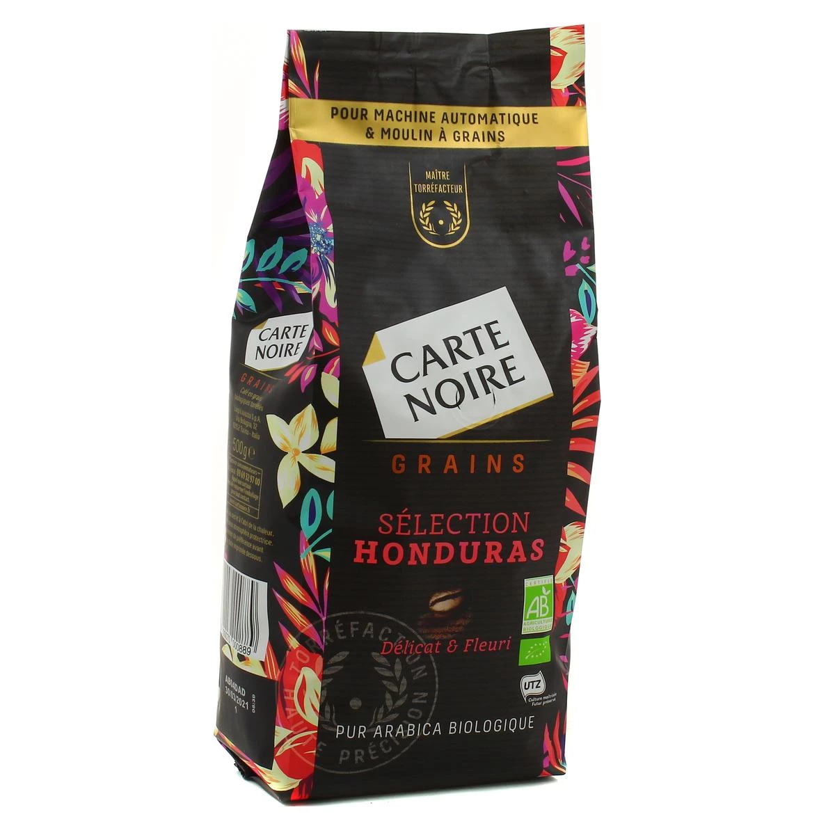 Caffè biologico selezione honduras in grani 500g - CARTE NOIRE