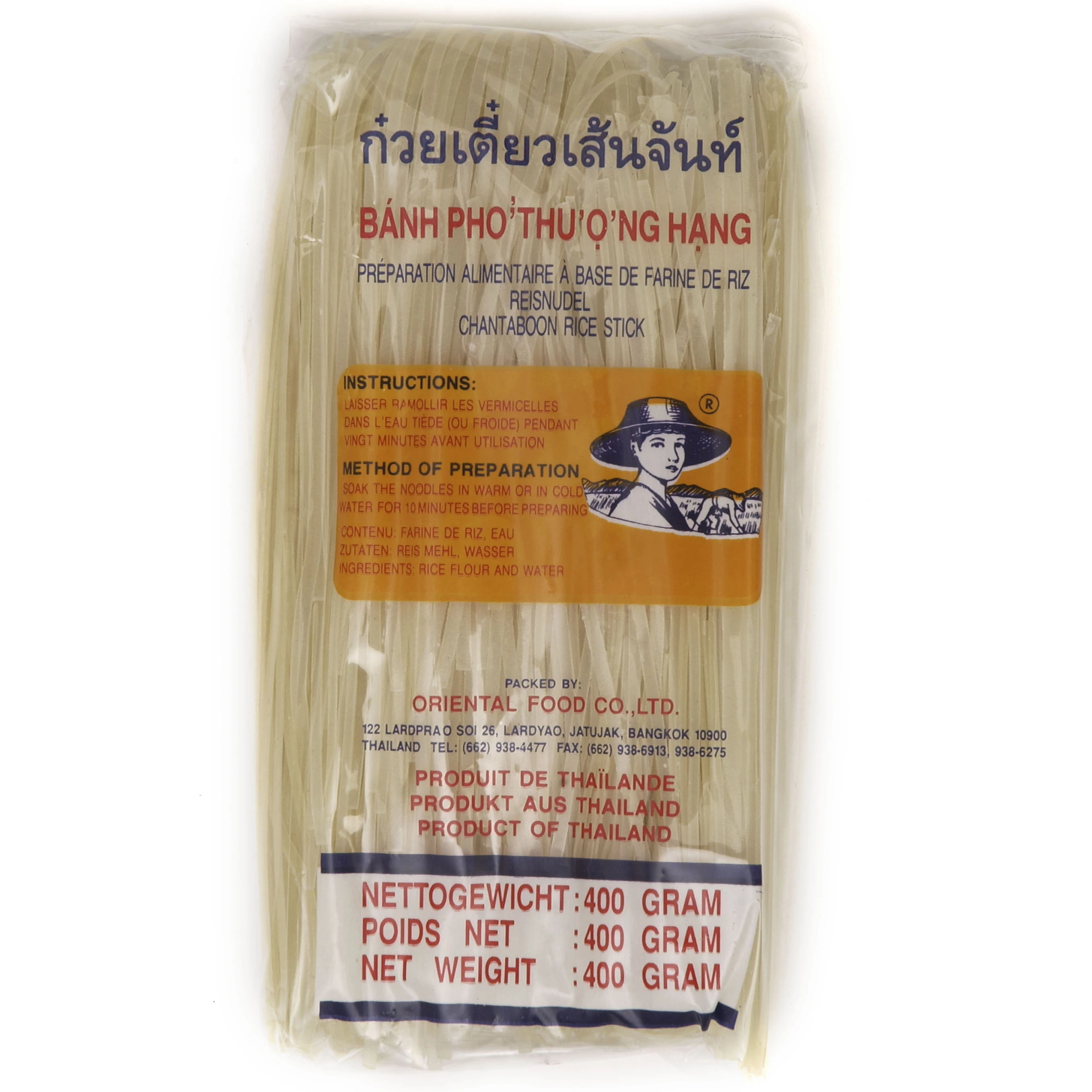 Rice Noodles 3 mm 34 X 400 Gr - Farmer