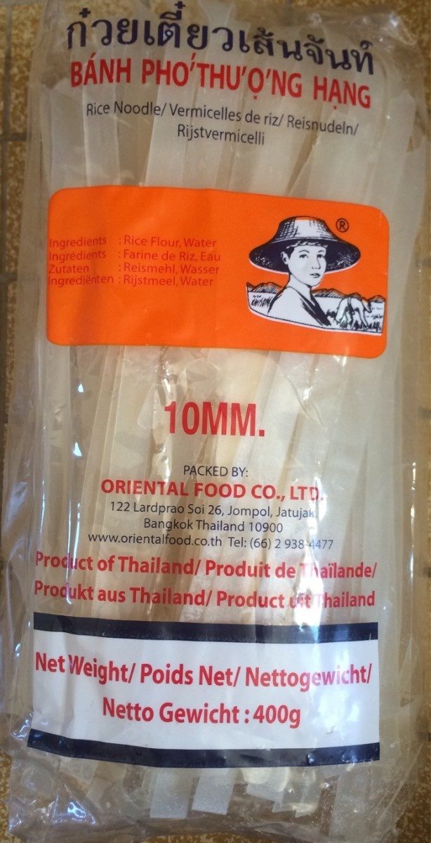 Rijstnoedels 10 mm 400 Gr - Farmer