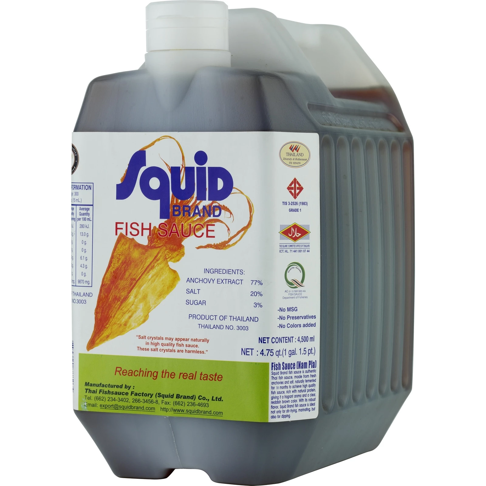 Sauce De Poisson 3 X 4.5 Ltr - Squid