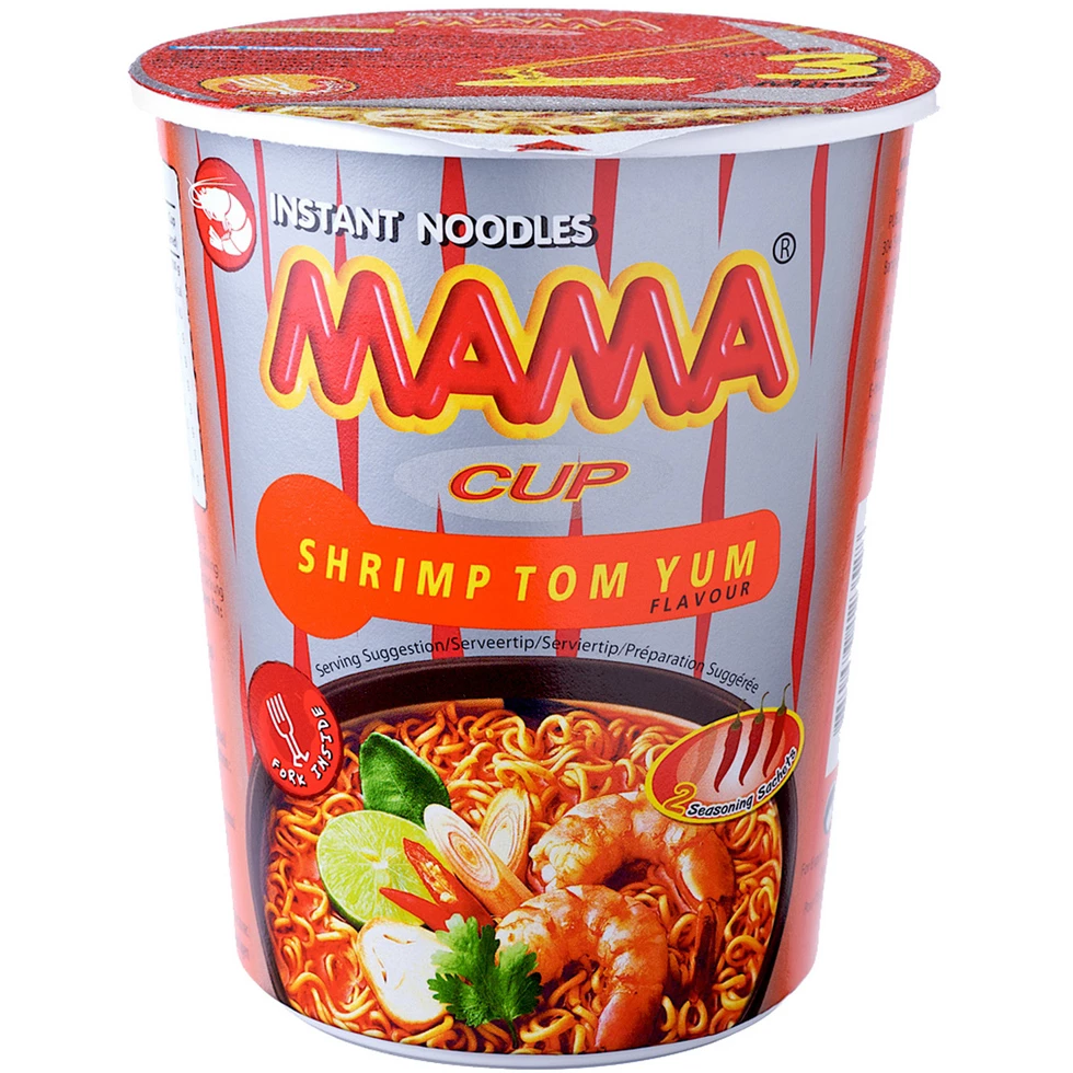 Cup Noodles Camarões Instantâneos 16 X 70 Gr - Mama