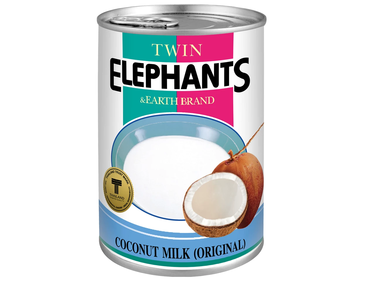 Coconut Milk 24 X 400 Ml - Twin Elephants
