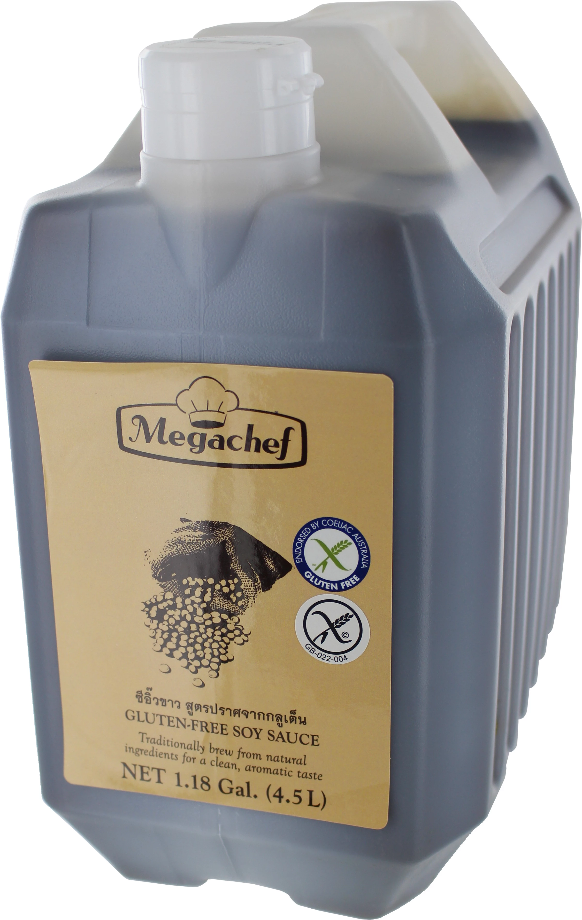 Gluten Free Soy Sauce 4.5 Ltr - Megachef