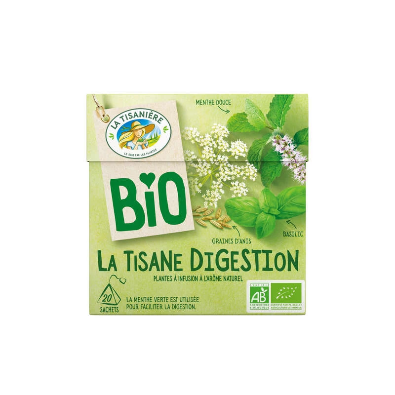 Тизан Digestion Bio 20s 30г - LA TISANIERE