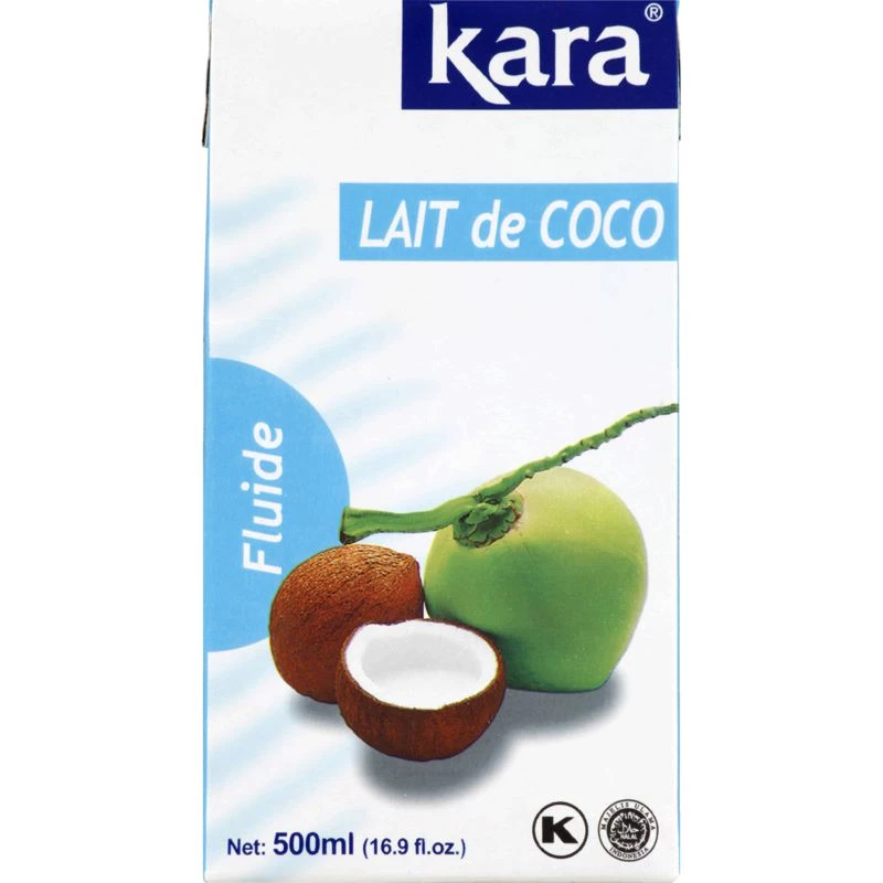 Vloeibare kokosmelk 500ml - KARA