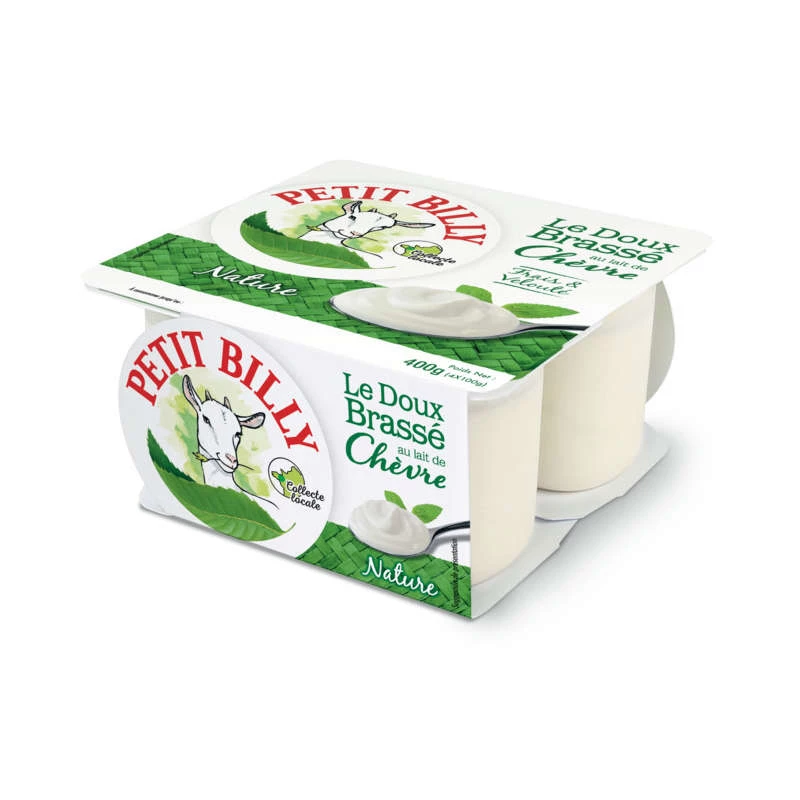 Yaourt au lait de chèvre nature 4x100g - PETIT BILLY