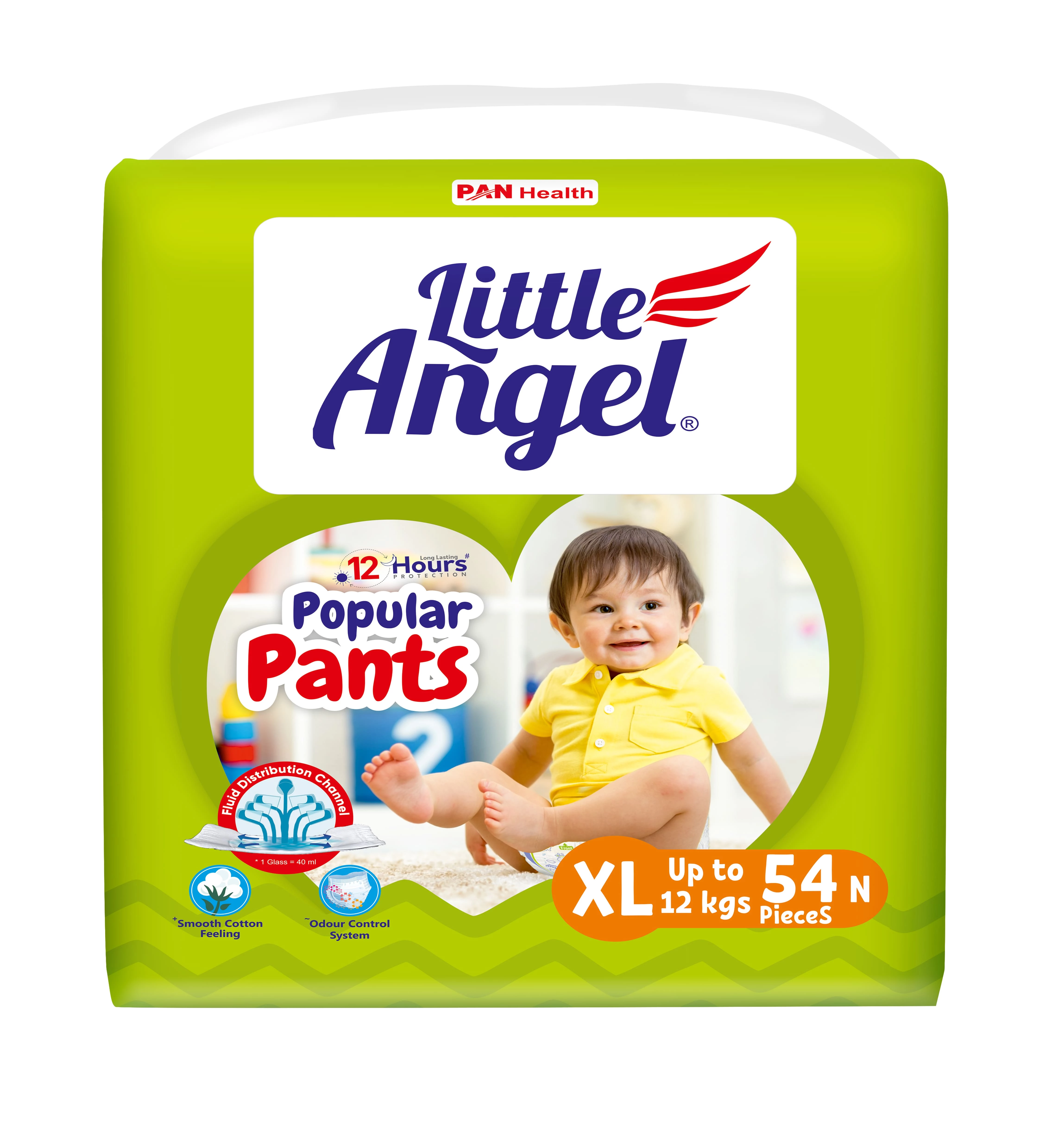 Buy Little Angel Baby Diaper Pants, Medium – 148 Count Online in UAE |  Sharaf DG