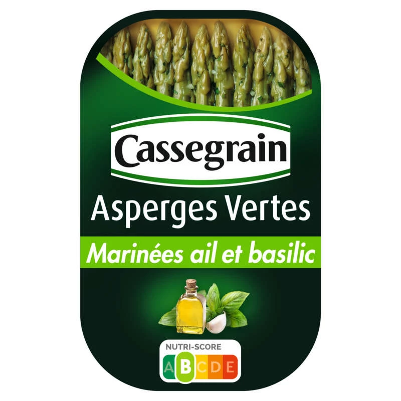 Espargos verdes marinados em alho e manjericão 12 - Cassegrain