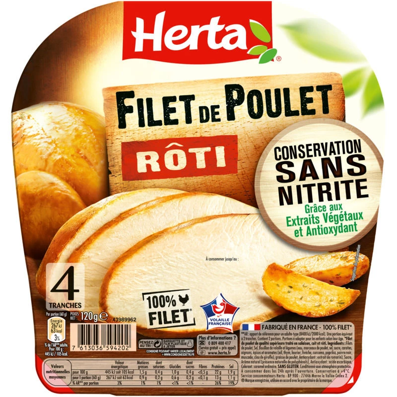 Filet Poulet R¿ti Ss Nitrite 4