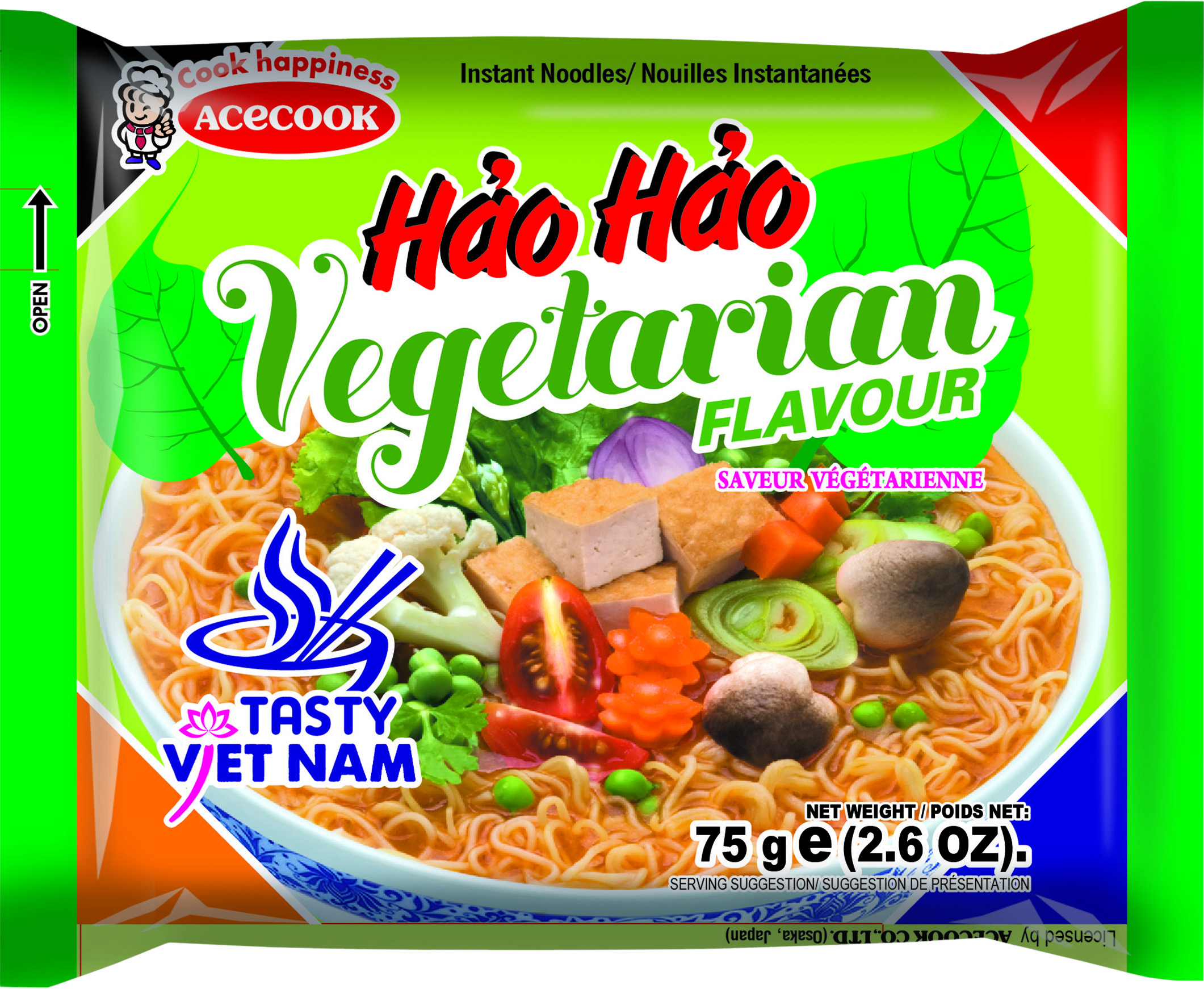 Hh Nouilles Instant Vegetarien 30 X 75 Gr - ACECOOK