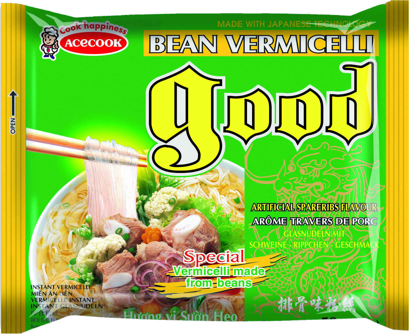 Gd Vermicelles Instant Ribs 48 x 56 Gr - Acecook