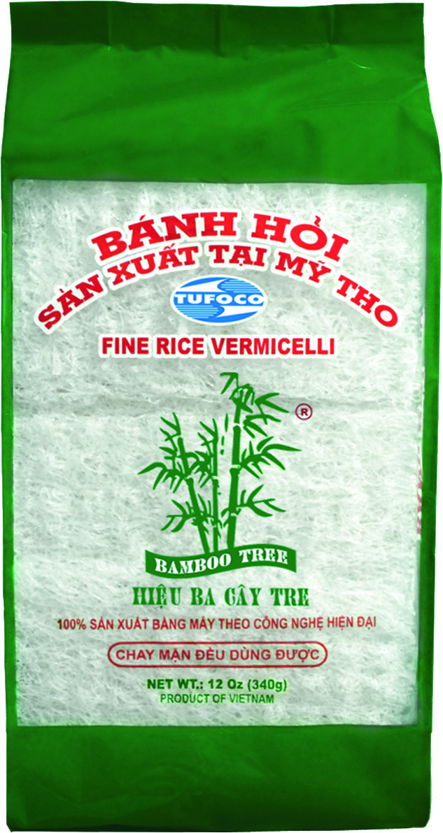 Fine Rice Vermicelli 30 X 340 Gr - Bamboo Tree
