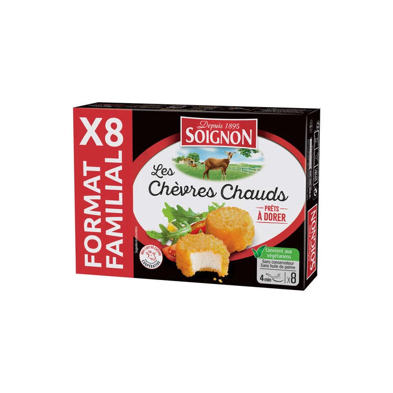 Soignon Chevre Chaud X8 200g