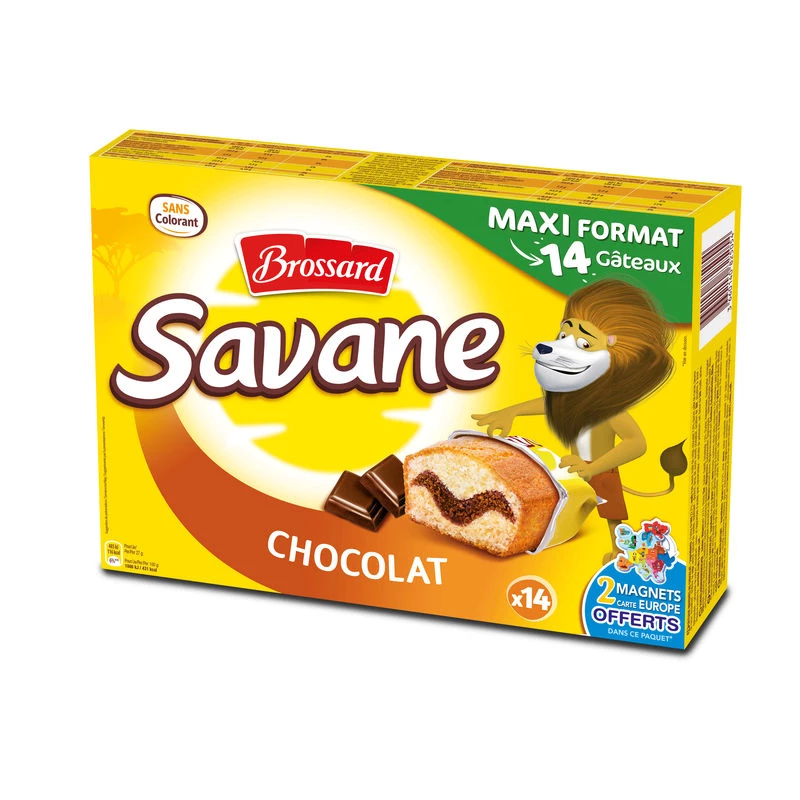Savane chocolat x14 378g - BROSSARD