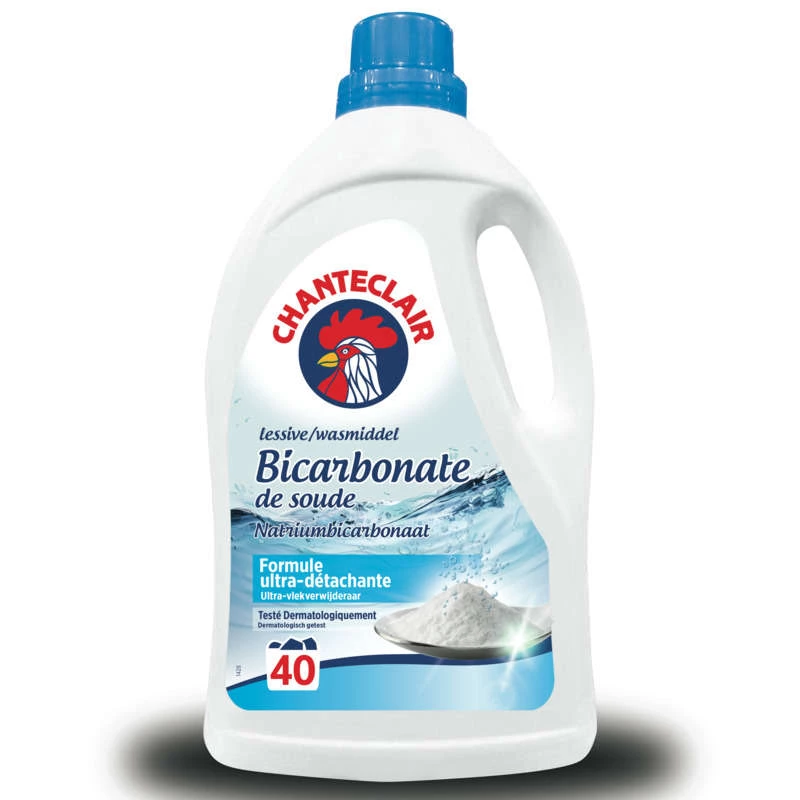 Bicarbonat-Waschmittel 40 Wäschen 2L - Chanteclaire