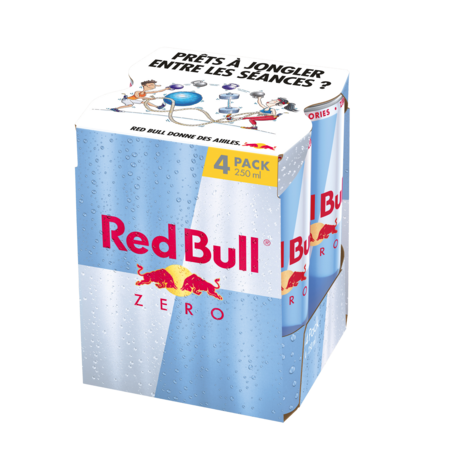 4x250ml Red Bull Zero