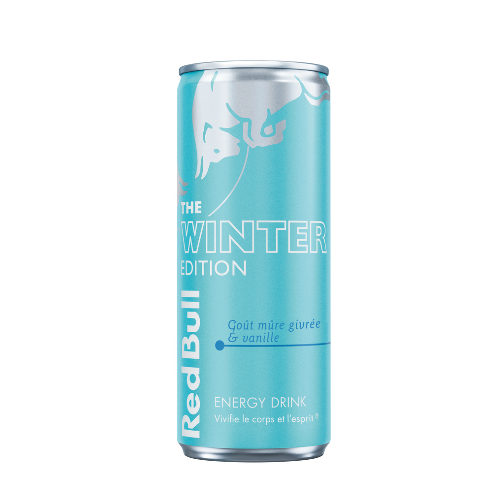 Red Bull Boisson Énergisante Saveur Mûre Givrée & Vanille 250ml
