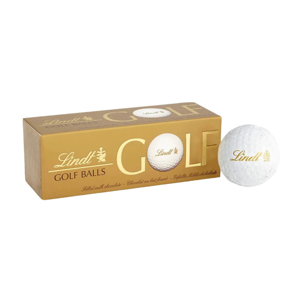 Balle De Golf En Chocolat Au Lait Et Noisettes (3 Balles) 110g - LINDT