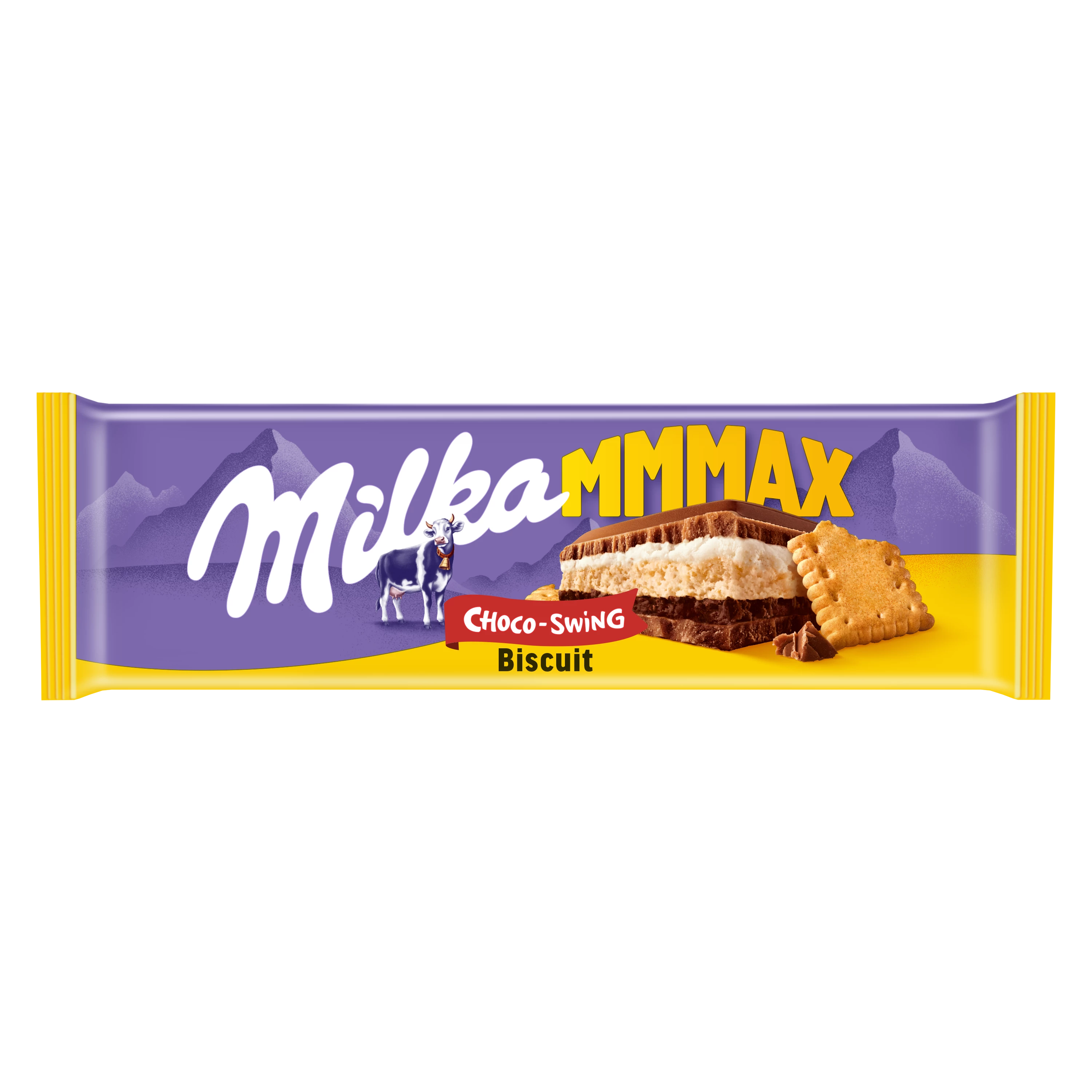 تابليت شوكو سوينغ بسكويت مم ماكس 300 جرام - MILKA