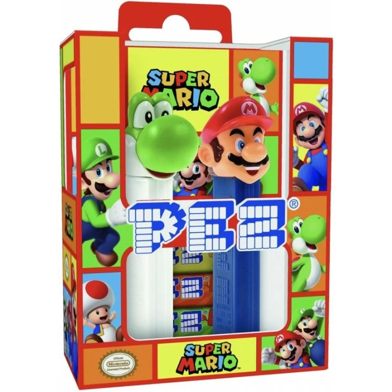 Nintendo Twin Pack: 2 диспенсера + 4 сменных картриджа — PEZ