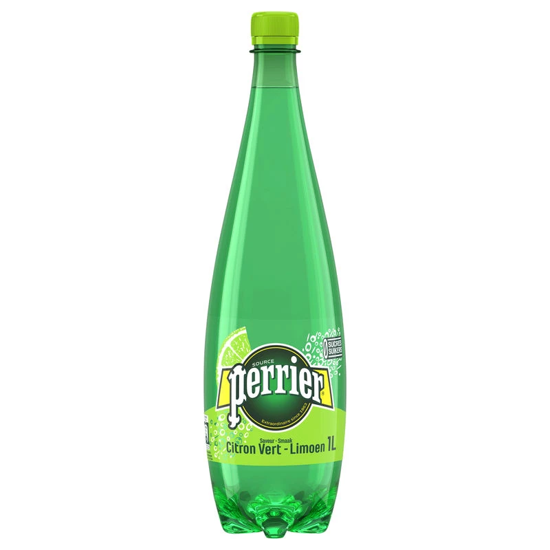 Lime sparkling mineral water 1L - PERRIER