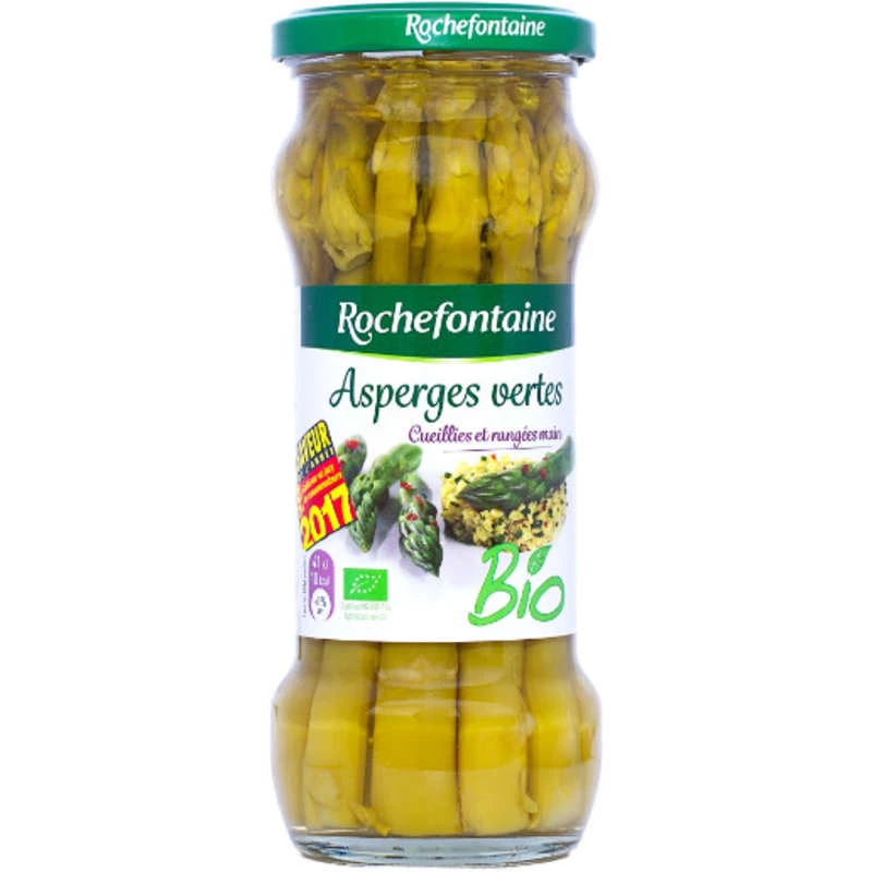 Organic Green Asparagus 330g - ROCHEFONTAINE
