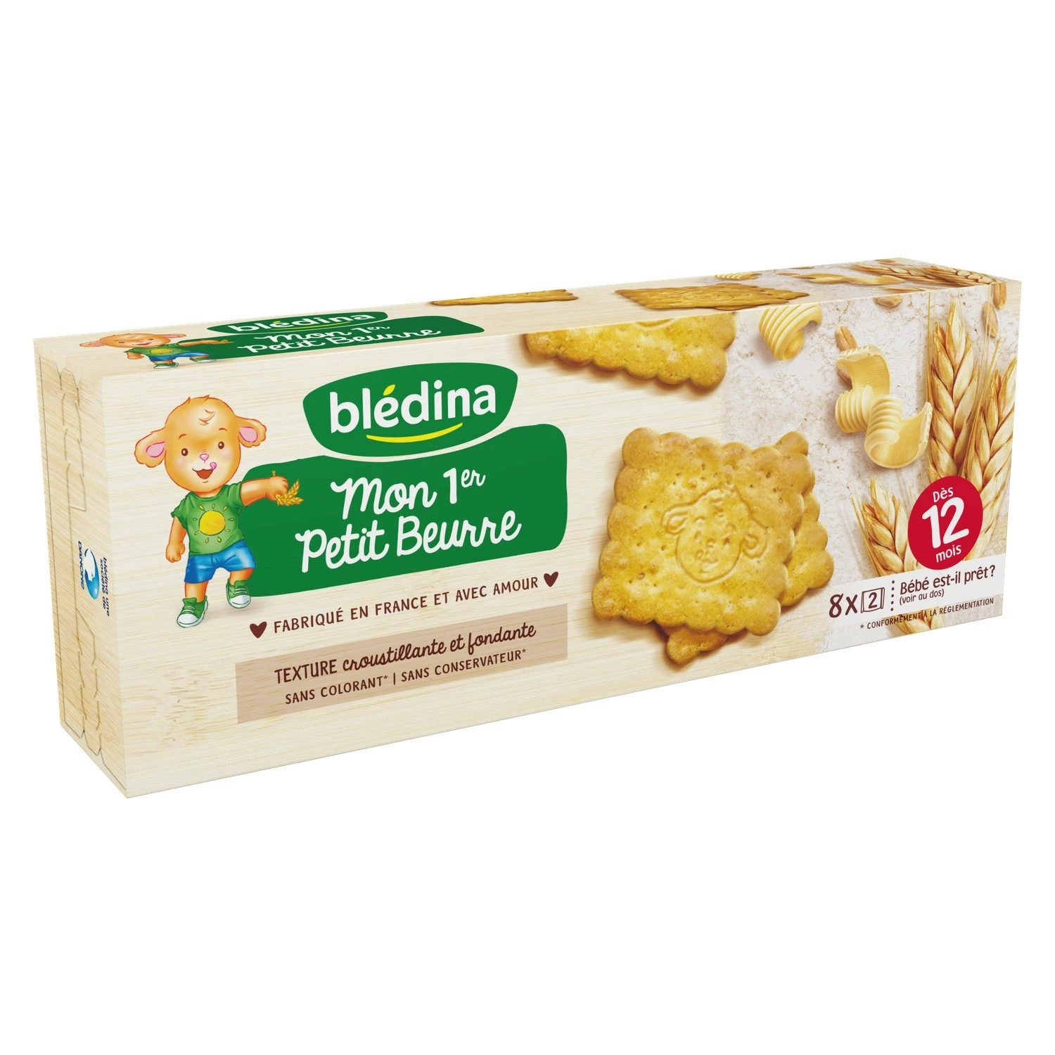 小黄油婴儿饼干 12 个月起 133g - BLEDINA