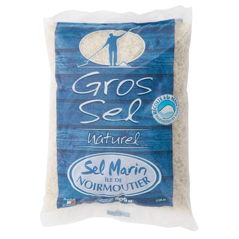 Gros sel naturel 500g - ÎLE DE NOIRMOUTIER