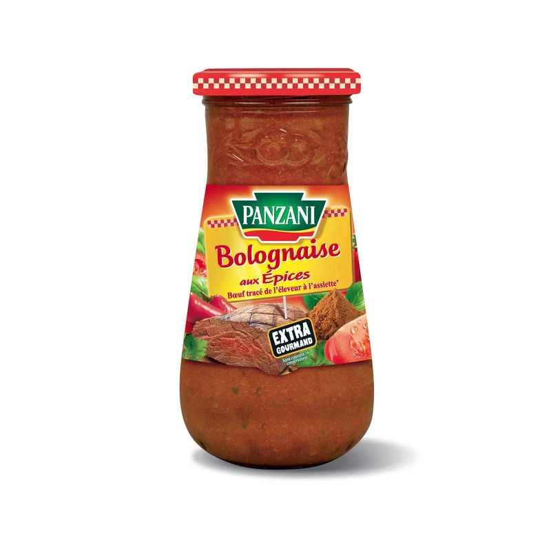 salsa boloñesa con especias 400g - PANZANI