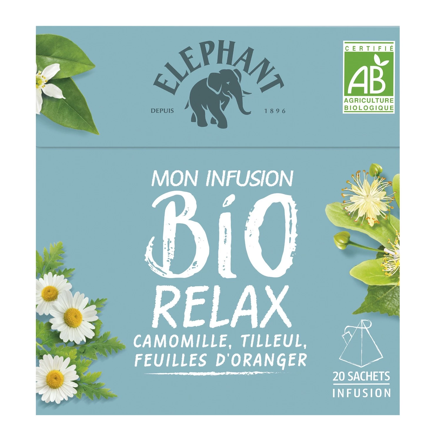 Mon infusion bio relax x20 26g - ELEPHANT
