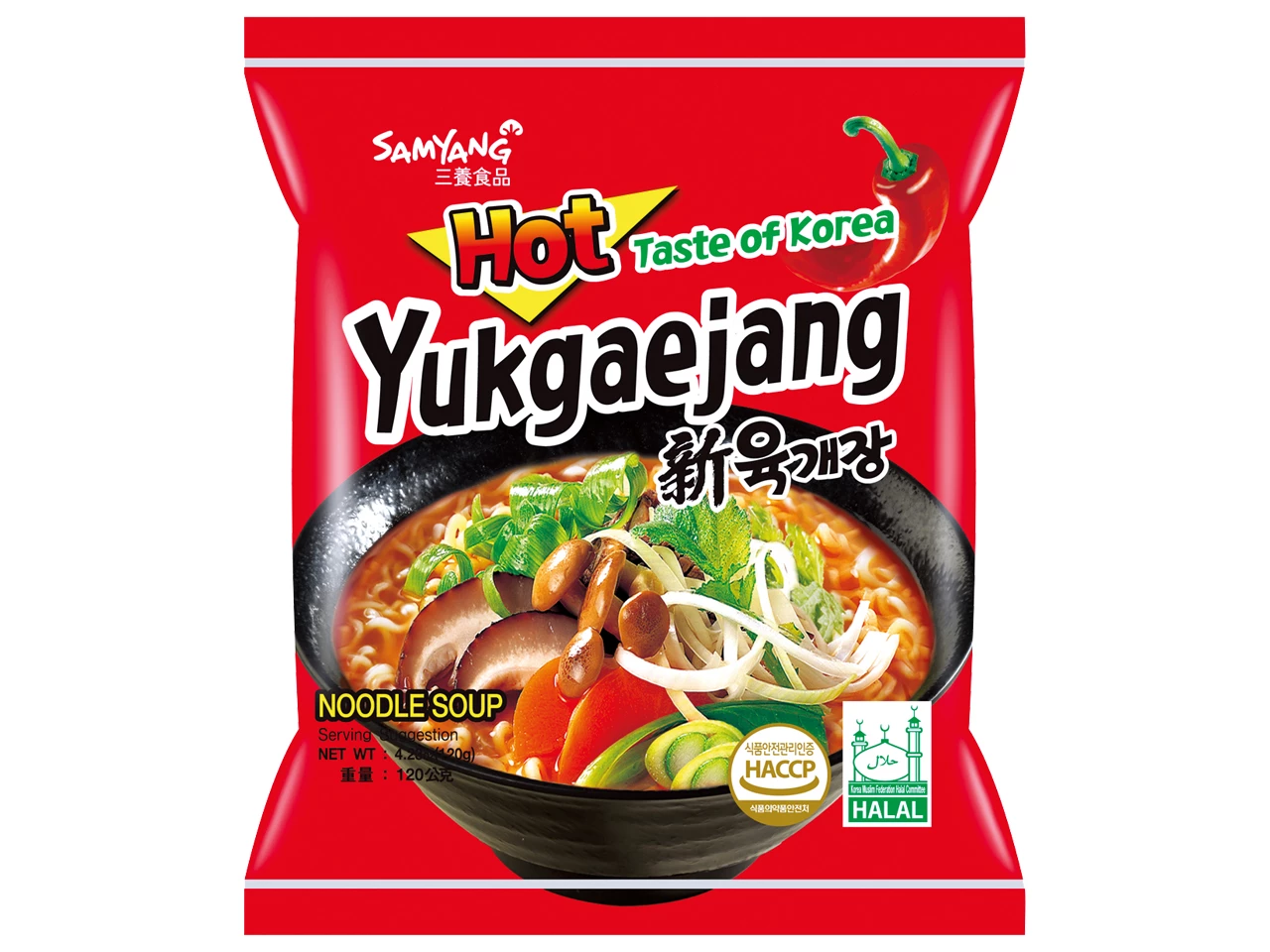 Yukgaejang Noedelsoep 120g - Samyang