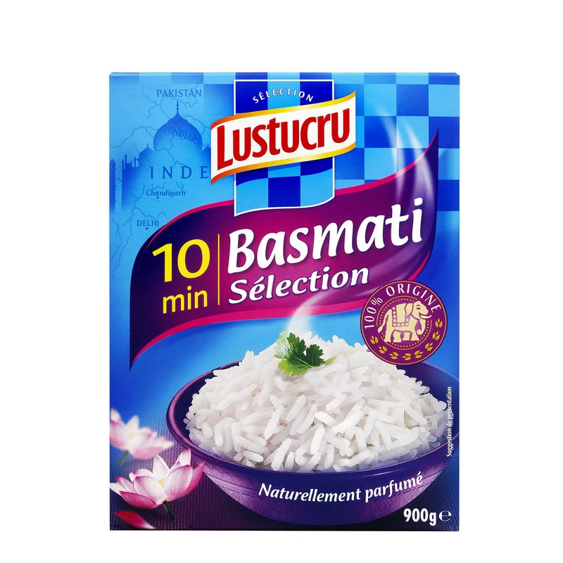 बासमती चावल चयन 900 ग्राम - LUSTUCRU