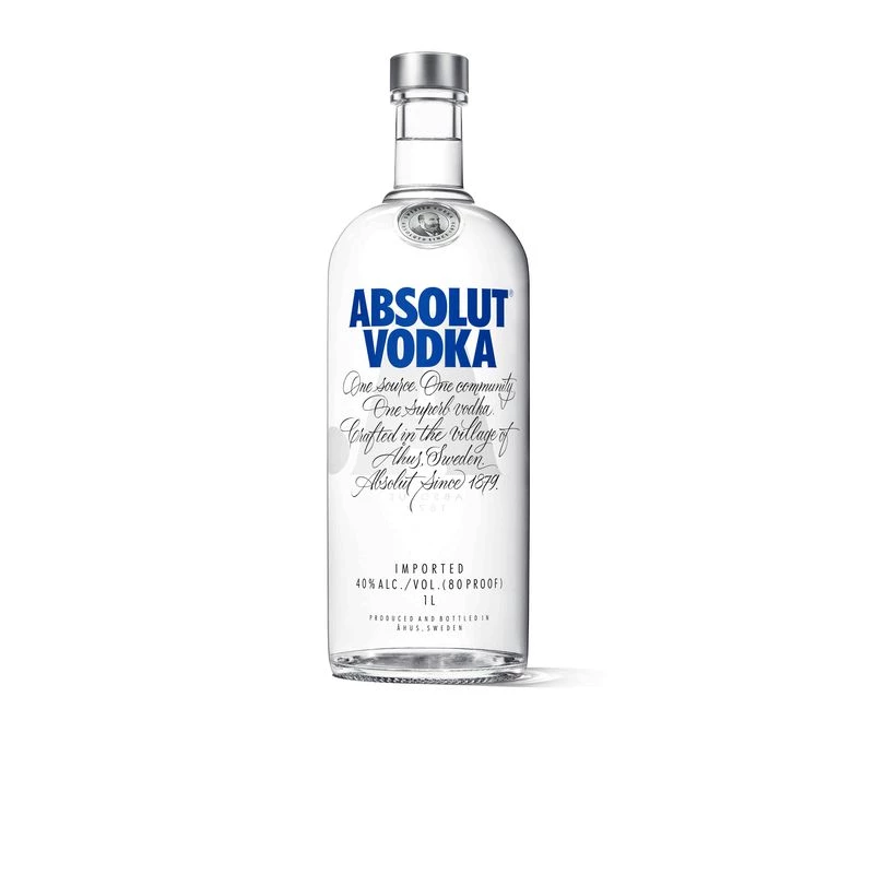 Vodka Mode édition limitée, 40°, bouteille de 1L, ABSOLUT