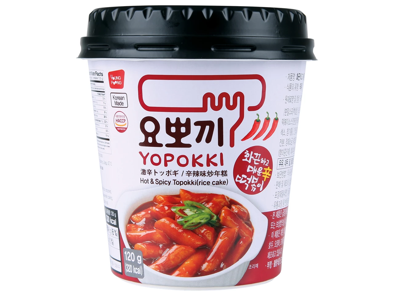 Эпический рисовый пирог. Чашка Топокки 120г - Yopokki