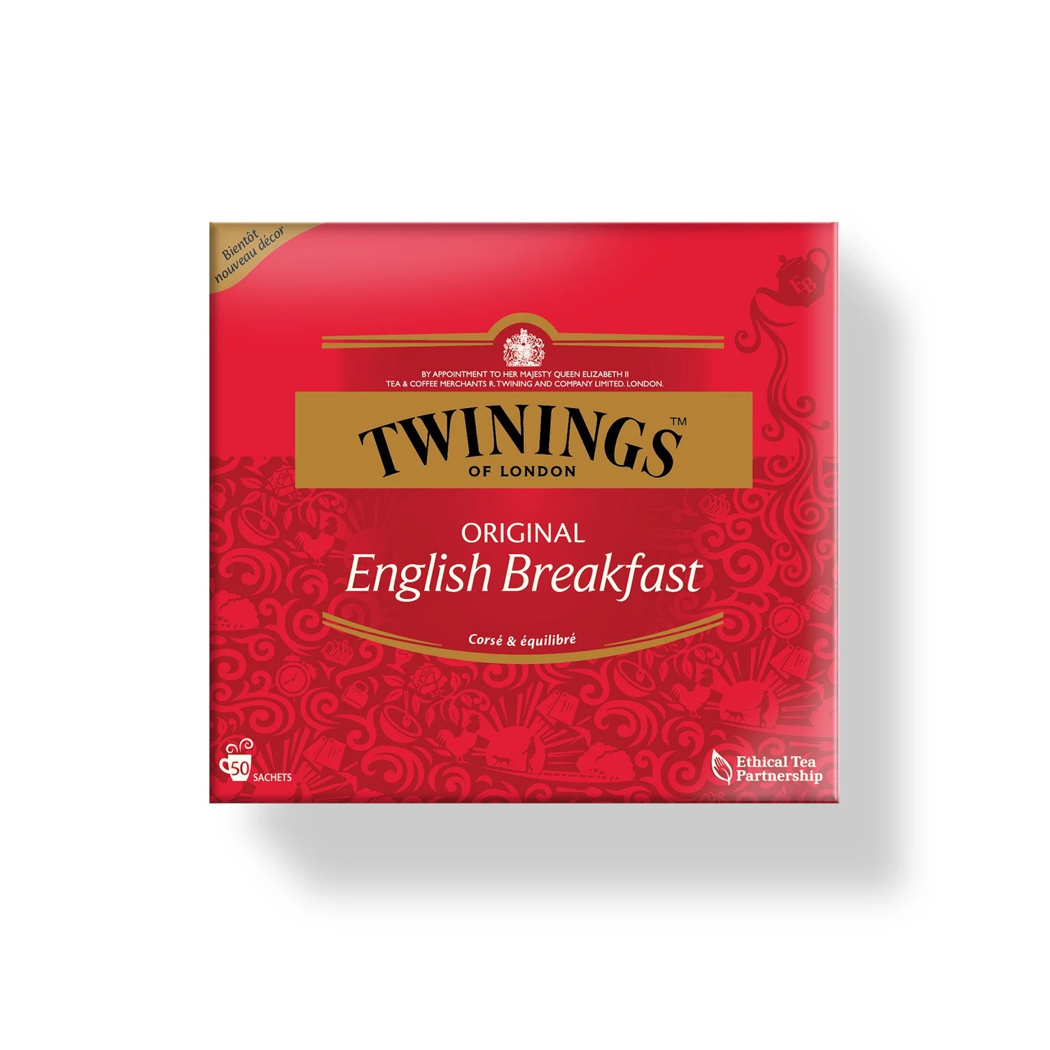Thé original english breakfast x50 80g - TWININGS