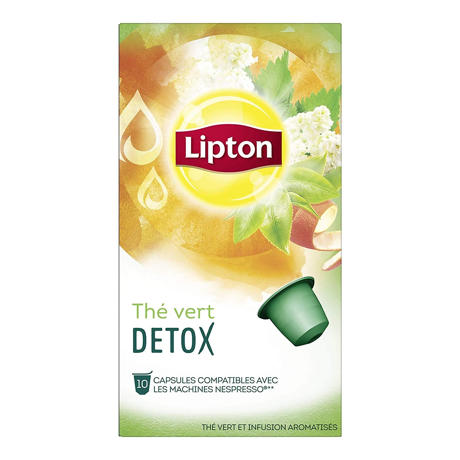 Thé vert detox x10 18g - LIPTON