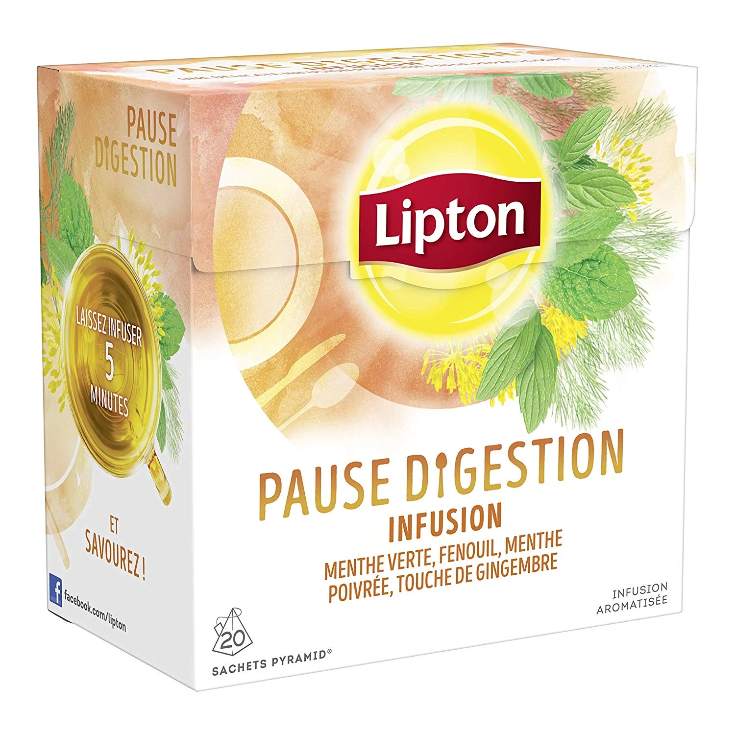 Infusion pause digestion x20 30g - LIPTON