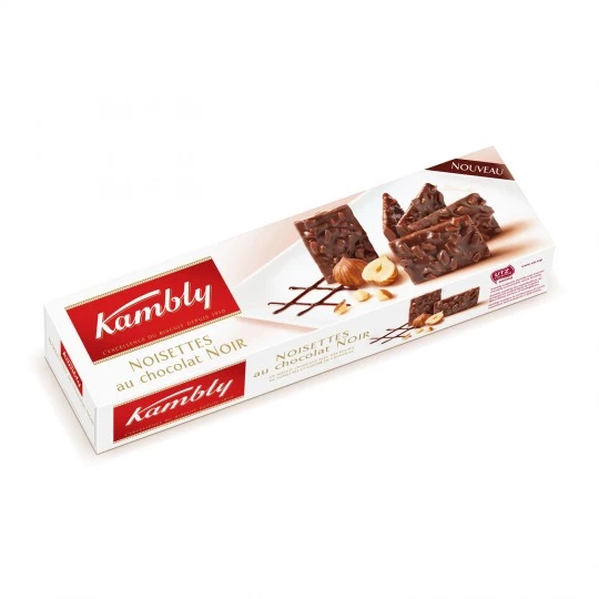 Dunkle Schokoladen-Haselnuss-Kekse 100g - KAMBLY
