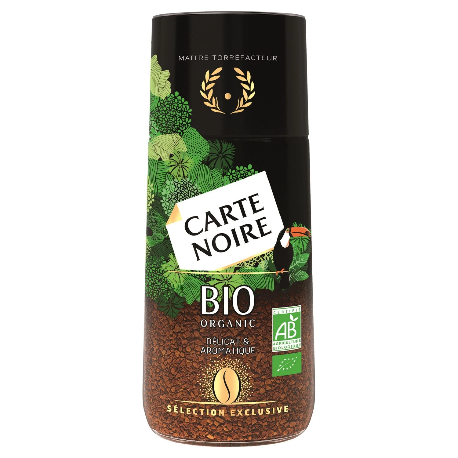 Soluble coffee exclusive selection Organic 95g - CARTE NOIRE