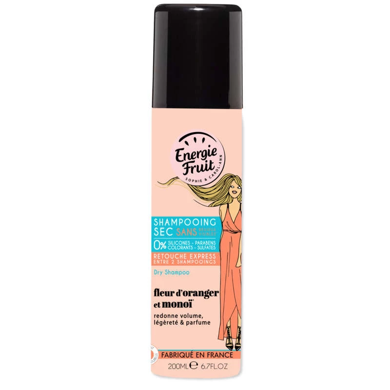 Monoi and orange blossom dry shampoo 200ml - ENERGIE FRUIT
