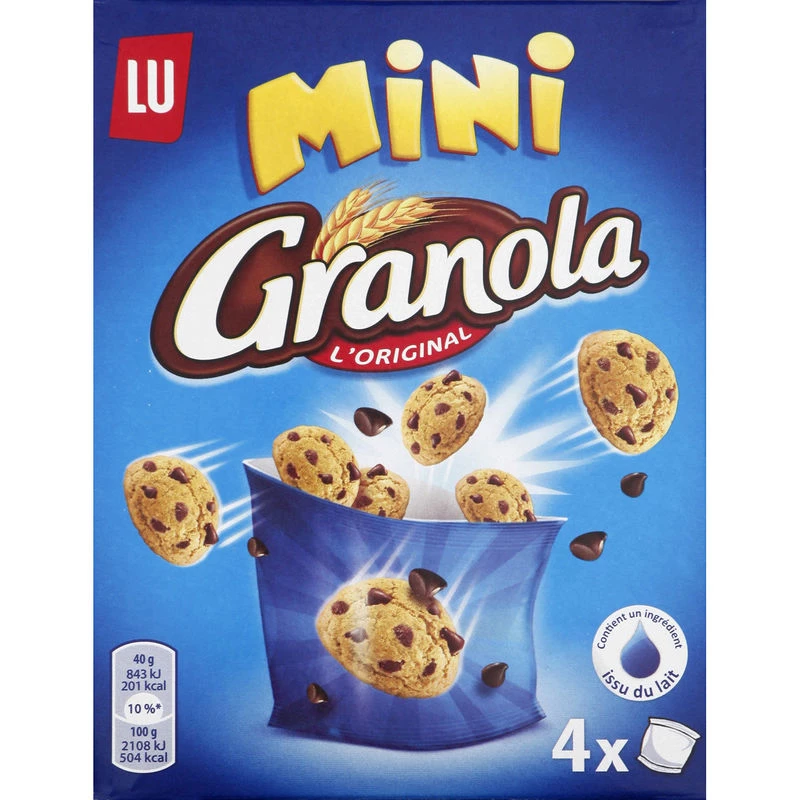 Mini cookies 4x40g - GRANOLA