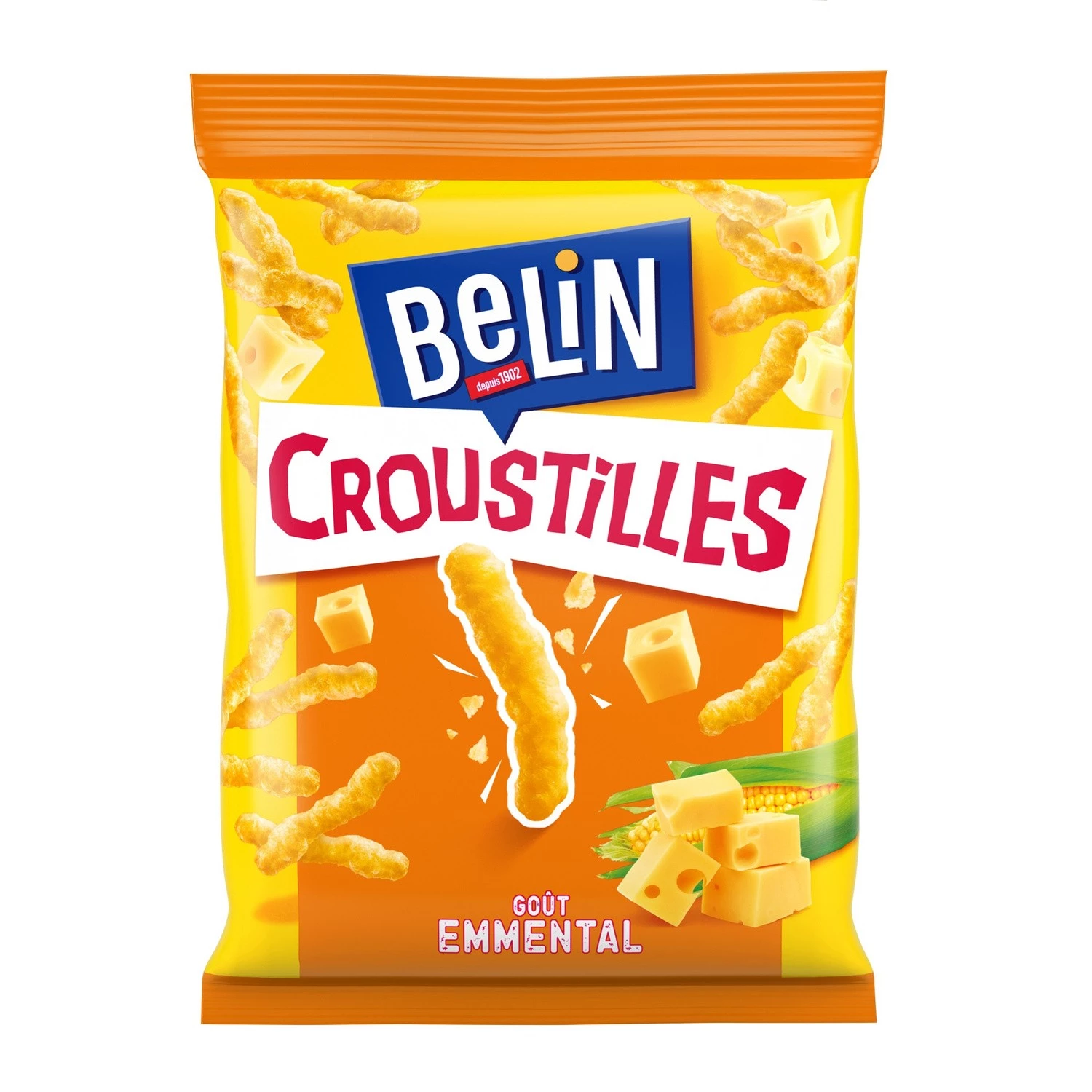 Emmental flavor potato chips 88g - BELIN