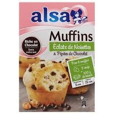 Alsa Muffin Choco Noisettes 28