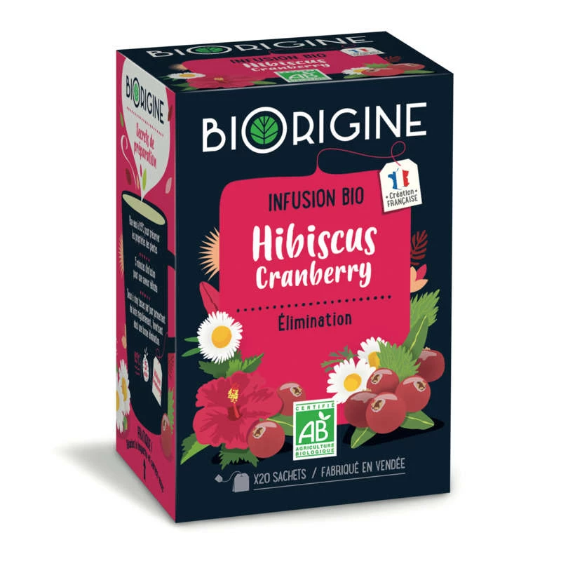 Tisane Cranberry Bio 20 saquetas - BioRIGINE