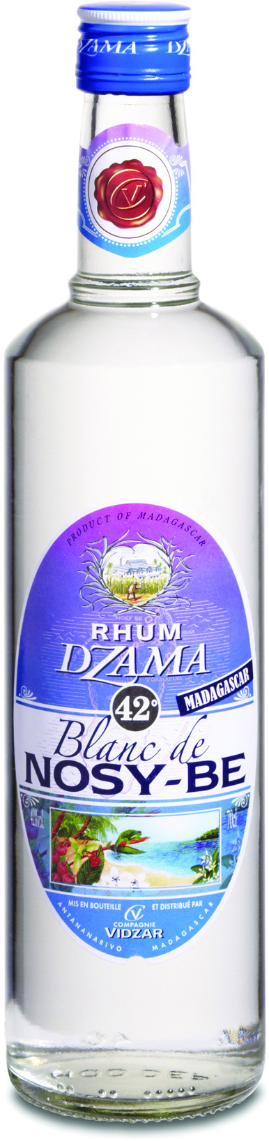 White Rum Dzama From Nosy-be 42 12 X 35 Cl - DZAMA
