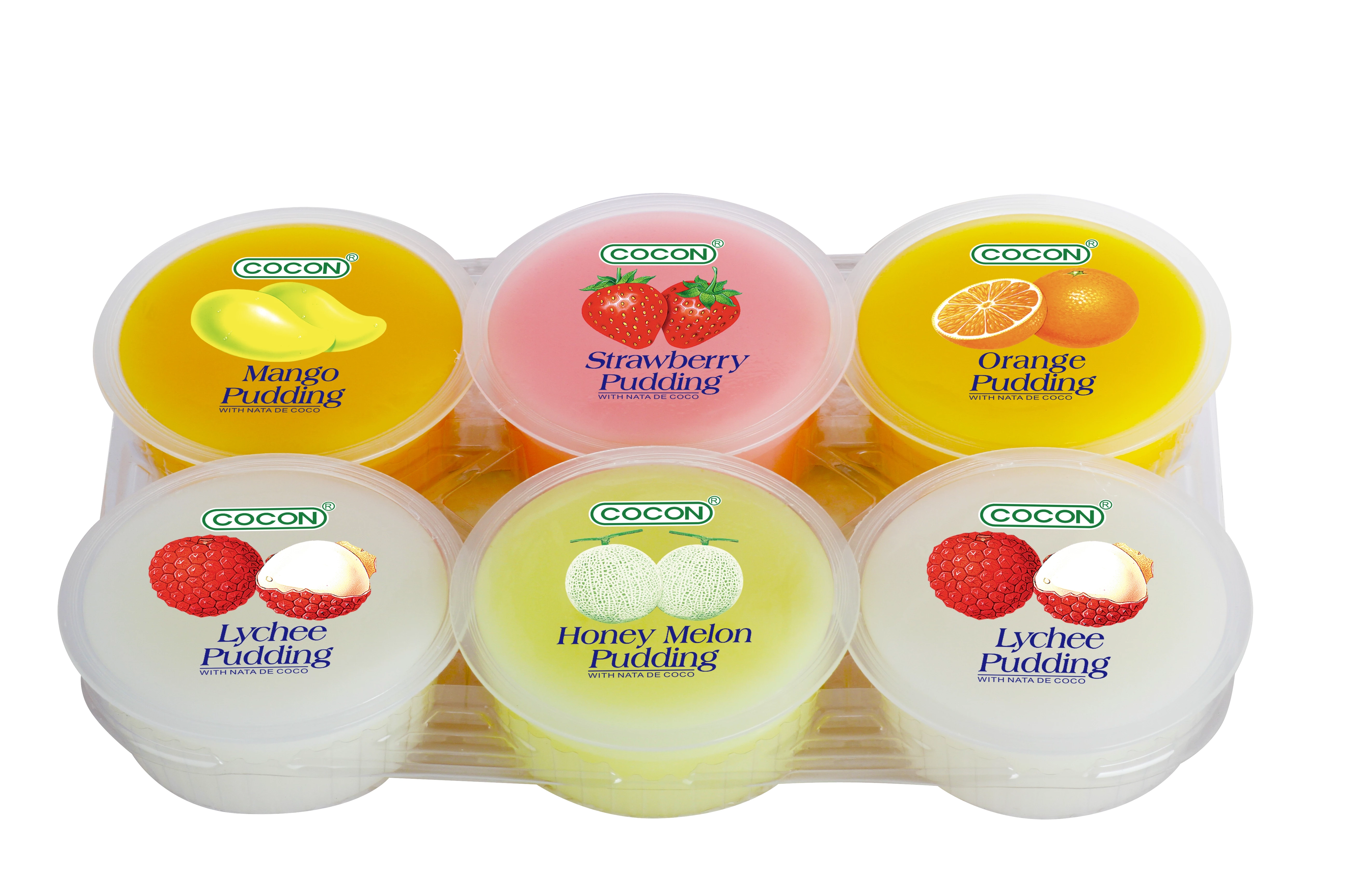 Pudding Avec Nata De Coco   16 X 480 G - Cocon