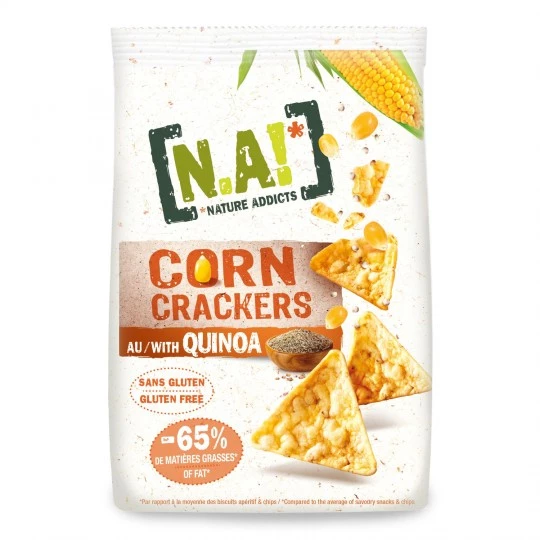 Corn crackers au quinoa 50g - NATURE ADDICTS